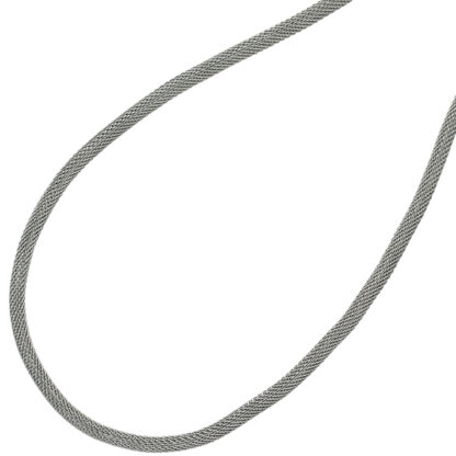 Strumpfkette Edelstahl 4 mm 45 cm – Bild 5