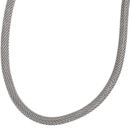 Strumpfkette Edelstahl 4 mm 45 cm – Bild 2