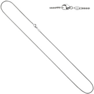 Zopfkette 585 Weißgold 1,8 mm 50 cm