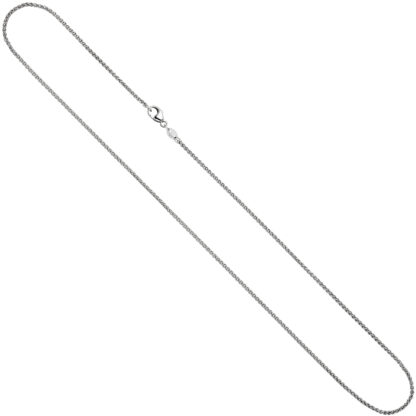Zopfkette 585 Weißgold 1,8 mm 50 cm – Bild 2