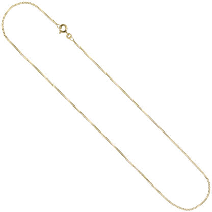 Panzerkette 333 Gelbgold ca. 1,7 mm 38 cm Federringverschluss – Bild 4