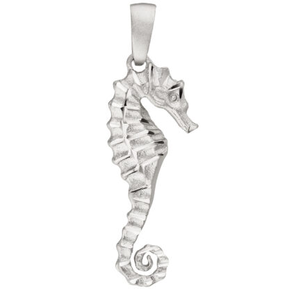 Anhänger "Seepferdchen" 925 Silber/teilmattiert