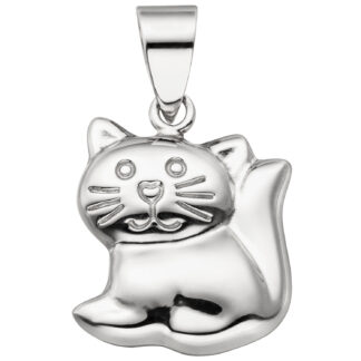 Kinder Anhänger "Katze" 925 Silber