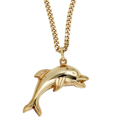 Anhänger "Delfin" 333 Gelbgold – Bild 5