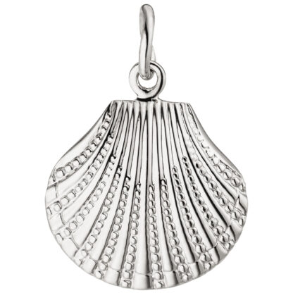 Anhänger "Muschel" 925 Silber mit Struktur-Dekor