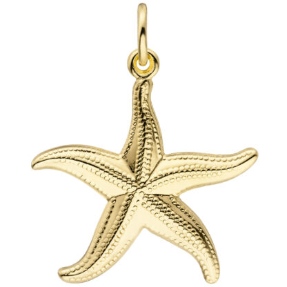 Anhänger "Seestern" 333 Gelbgold