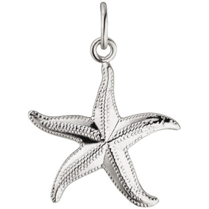 Anhänger "Seestern" 925 Silber mit Struktur-Dekor