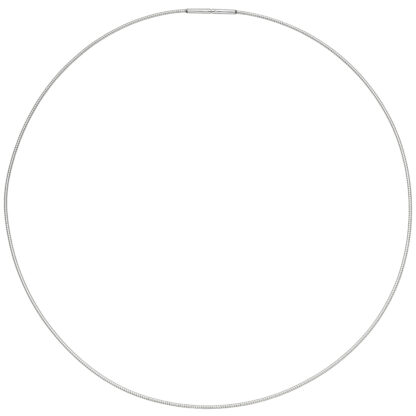 Halsreif Edelstahl 1 mm 45 cm – Bild 4