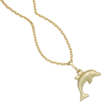 Kinder Anhänger "Delfin" 333 Gelbgold – Bild 2