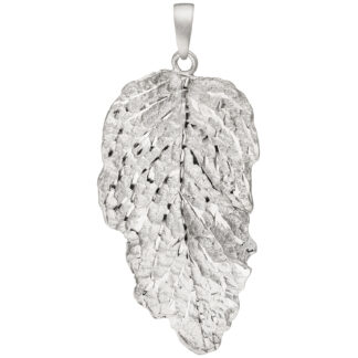 Anhänger "Pfefferminzblatt" 925 Silber