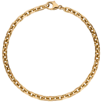Ankerarmband 585 Rotgold 19 cm – Bild 2