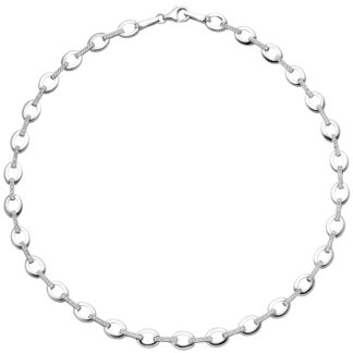 Collier 925 Silber mit 196 Zirkonia weiß