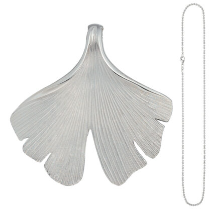 Collier "Ginko" 925 Silber 50 cm – Bild 4