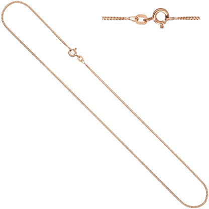 Collier "Herz" 925 Silber/rotvergoldet 45 cm – Bild 2