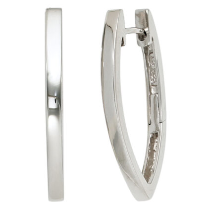 Creolen spitz 925 Silber