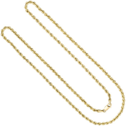 Kordelkette 375 Gelbgold ca. 3,1 mm 60 cm – Bild 2