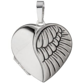 Medaillon "Herz mit Flügel" 925 Silber