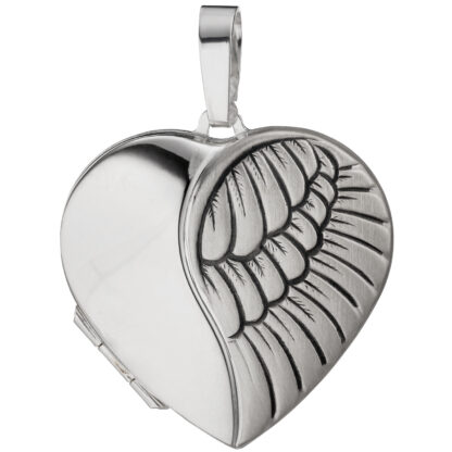 Medaillon "Herz mit Flügel" 925 Silber