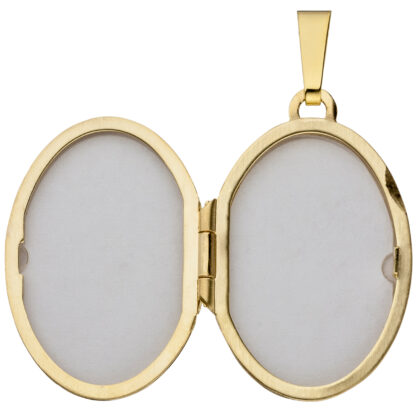 Medaillon "Flügel" 333 Gelbgold oval – Bild 5