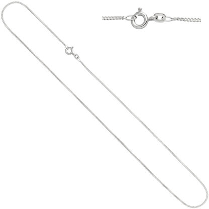 Schmuck-Set "Tropfen" 333 Weißgold mit Zirkonia Boutons, Anhänger, Kette 45 cm – Bild 2