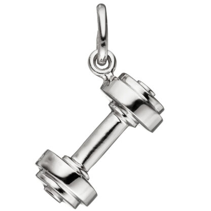 Anhänger "Hantel" 925 Silber