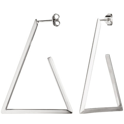 Halbcreolen "Triangel" 925 Silber