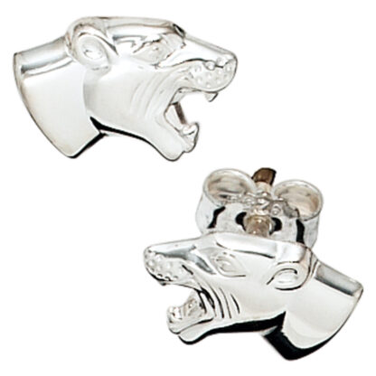 Ohrstecker "Raubkatze" 925 Silber