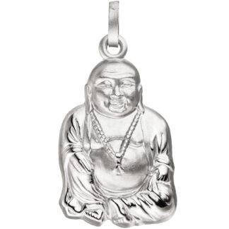 Anhänger "Buddha" 925 Silber/teilmattiert