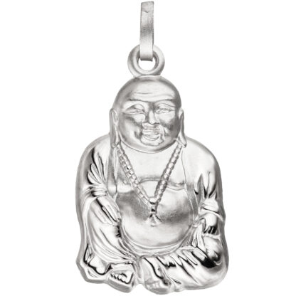 Anhänger "Buddha" 925 Silber/teilmattiert