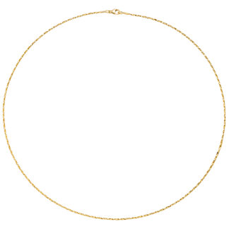 Collier 750 Gelbgold ca. 1 mm ca. 42 cm