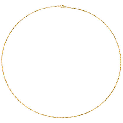 Collier 750 Gelbgold ca. 1 mm ca. 42 cm