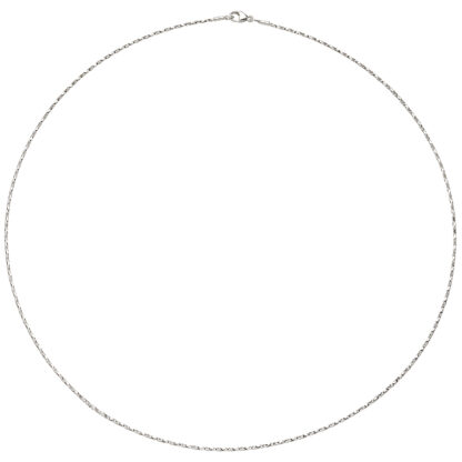 Collier 750 Weißgold ca. 1 mm ca. 42 cm