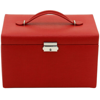 Friedrich Lederwaren Schmuckkoffer "Classico" Leder rot – Bild 4