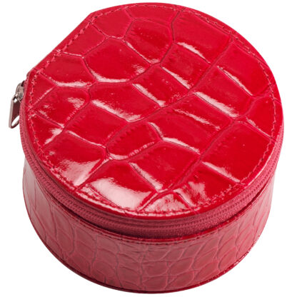 Sacher Schmuckbox "Betsy" Leder rot Kroko-Optik – Bild 2