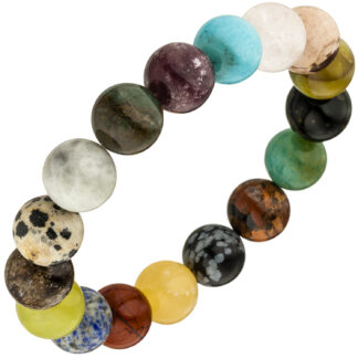 Armband mit Edelsteinen multicolor flexibel