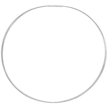 Halsreif 5-reihig Edelstahl 45 cm – Bild 2