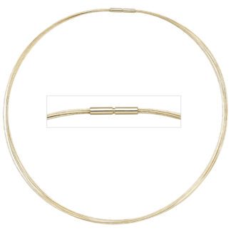 Halsreif 585 Gelbgold 7-reihig 50 cm