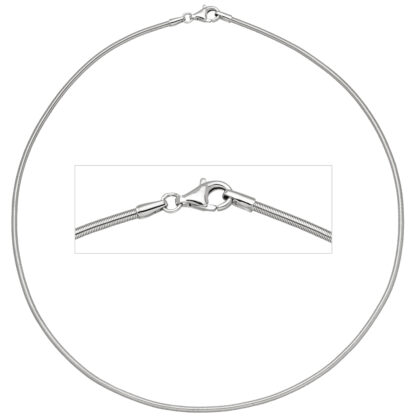 Halsreif 925 Silber 2 mm 45 cm