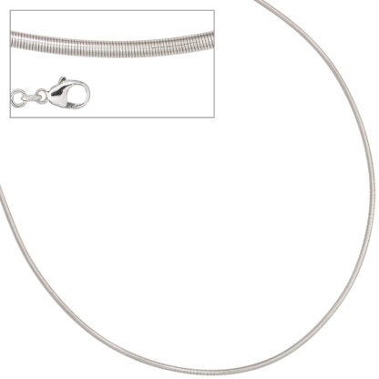 Halsreif 925 Silber 2 mm 45 cm – Bild 2