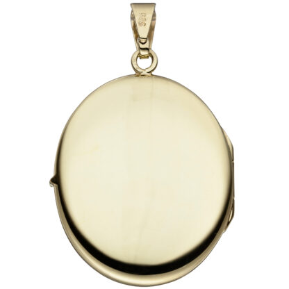 Medaillon oval 585 Gelbgold Nostalgie – Bild 4