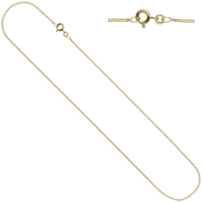 Schmuck-Set: Creolen, Anhänger, Kette 333 Gelbgold mit Zirkonia – Bild 2