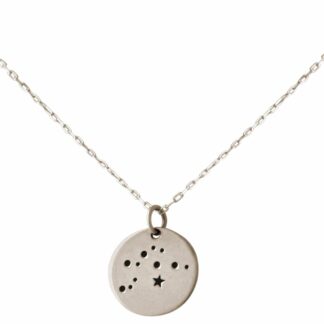 Collier "Wassermann" 925 Silber rund Sternzeichen
