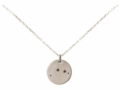Collier "Widder" rund 925 Silber Sternzeichen
