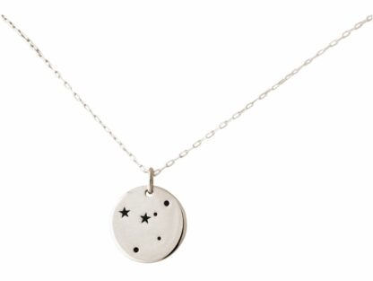 Collier "Krebs" rund 925 Silber Sternzeichen
