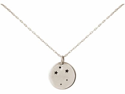 Collier "Waage" rund 925 Silber Sternzeichen