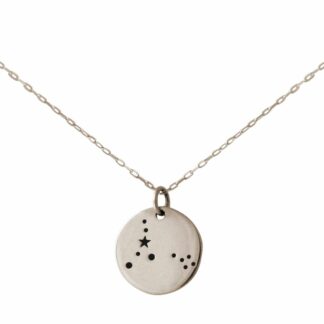Collier "Fische" rund 925 Silber Sternzeichen