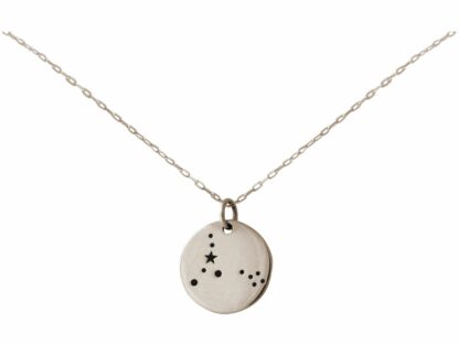 Collier "Fische" rund 925 Silber Sternzeichen