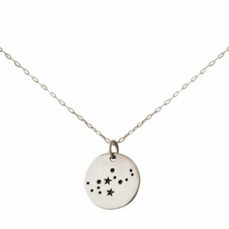 Collier "Jungfrau" rund 925 Silber Sternzeichen