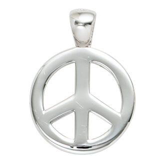 Anhänger rund "Peace" 925 Silber