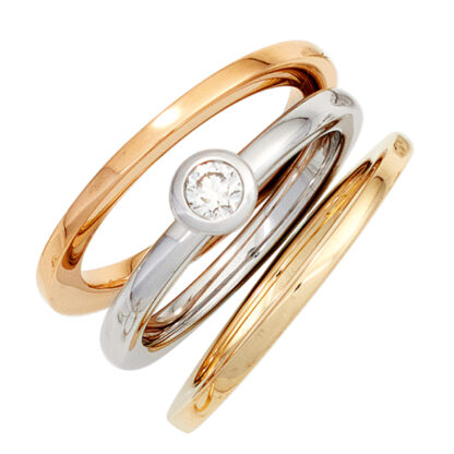 Ring 585 Rotgold dezent – Bild 3